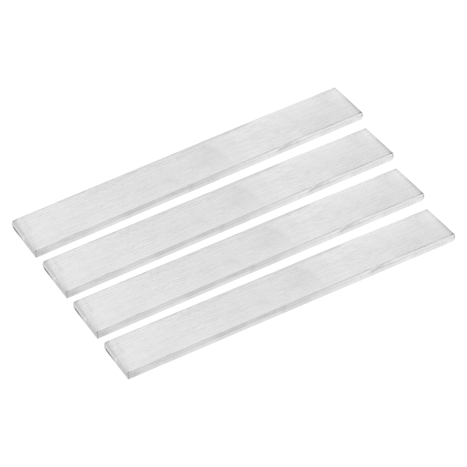 4Pcs 304 Stainless Steel Flat Bar, 1/4″ Thickness 25/32″ Width 8″ Length