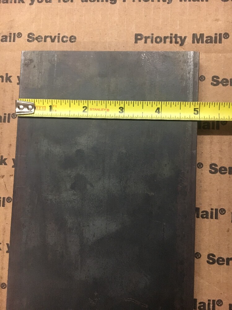 1/2 X 5 Steel Flat Bar Blacksmithing Bracing Brackets Welding 12” L