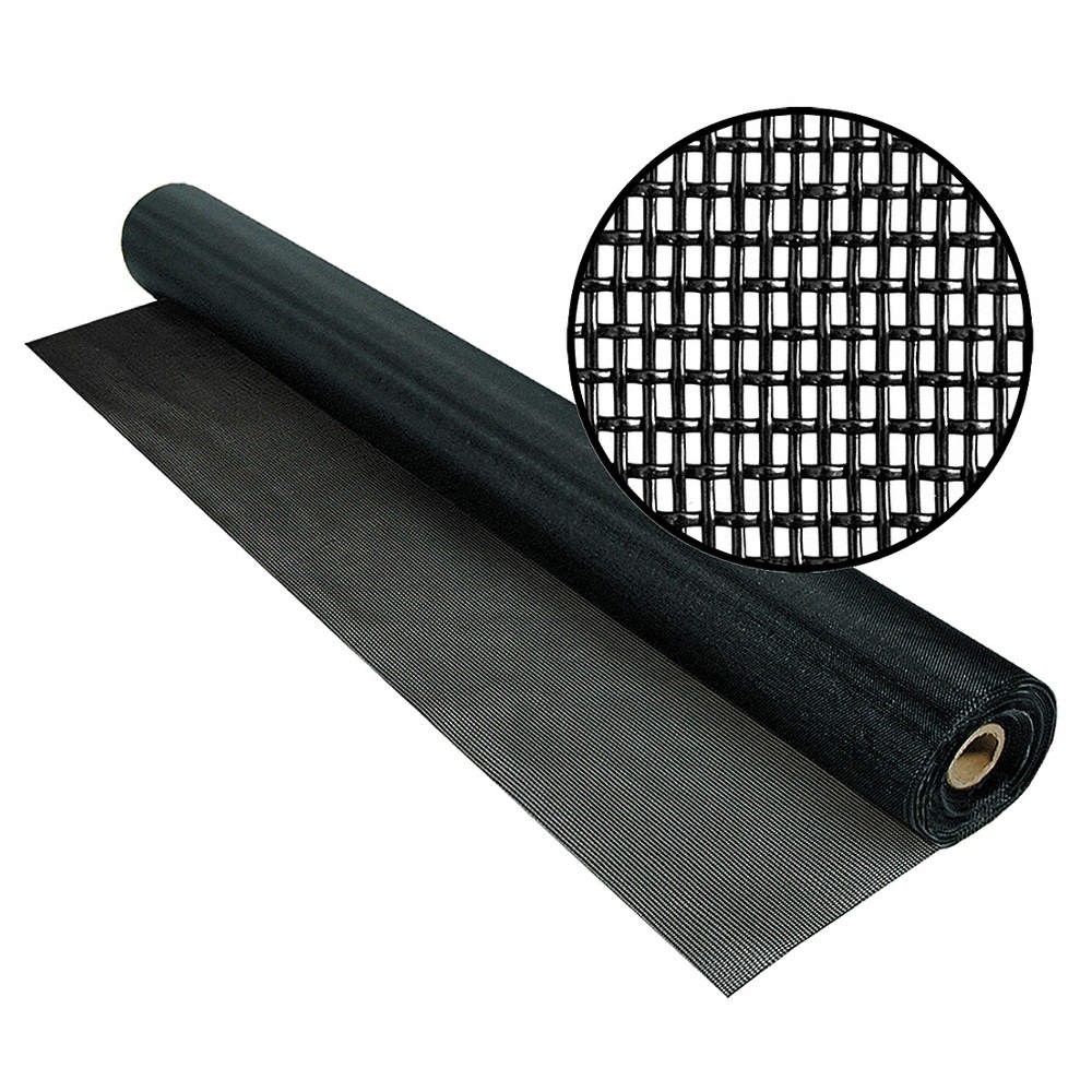 PHIFER 3004133 Screen, Roll, 50 ft L, 3 ft W, Black 30AC03