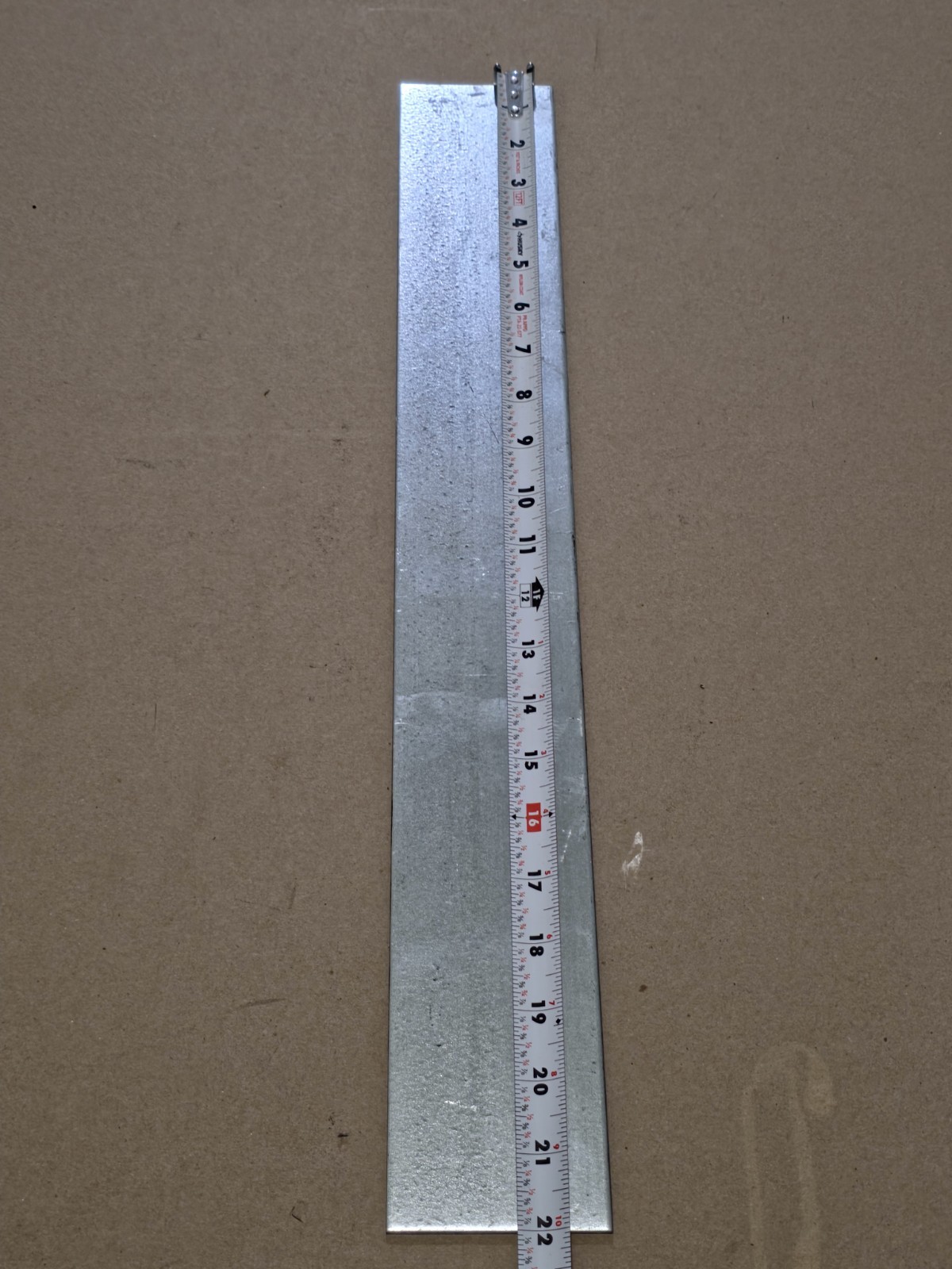 11 Gauge 1/8″ Galvanized Steel Sheet Plate 3″ x 22″ – 1/8″ Thick Metal Strip DIY