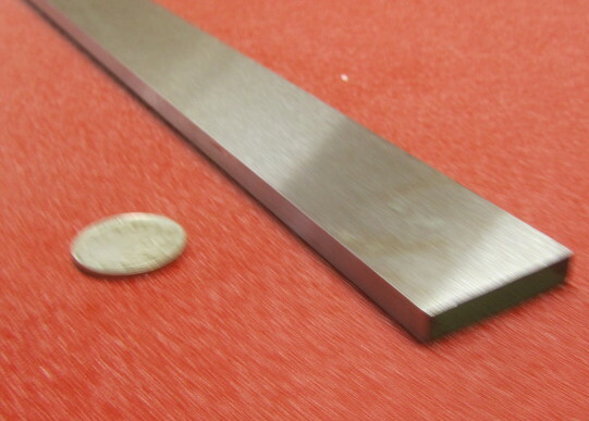 O1 Tool Steel Ground Bar 1/4″ (+/-.001″) Thick x 1 1/4″ Wide x 36″ Length