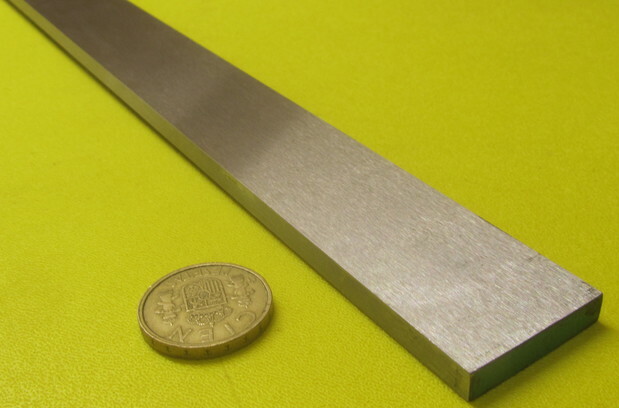 O1 Tool Steel Ground Bar 1/4″ (+/-.001″) Thick x 1 1/4″ Wide x 36″ Length