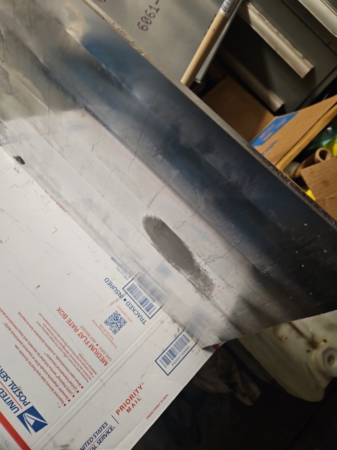 Aluminum plate 6061-T651 5/8” X 19-1/2″” X 11-15/16″ Made In USA