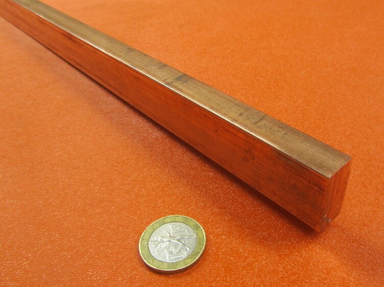 182 Copper Bar 1/2″ Thick x 1.0″ Wide x 3 Foot Length