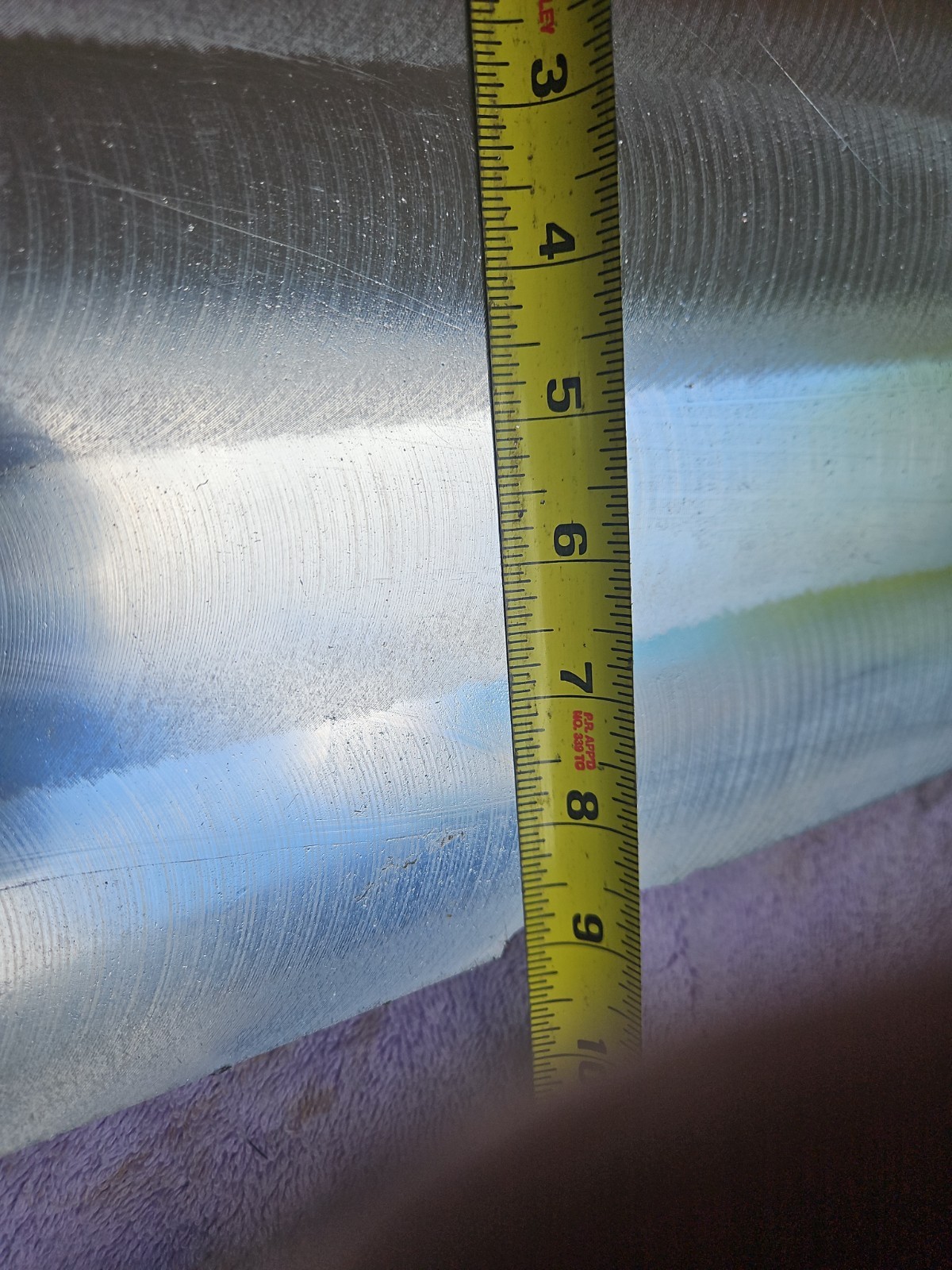 KAISER aluminum plate 6061-T651 3/4″ X 25-3/8″ X 8-3/4″ Made In USA