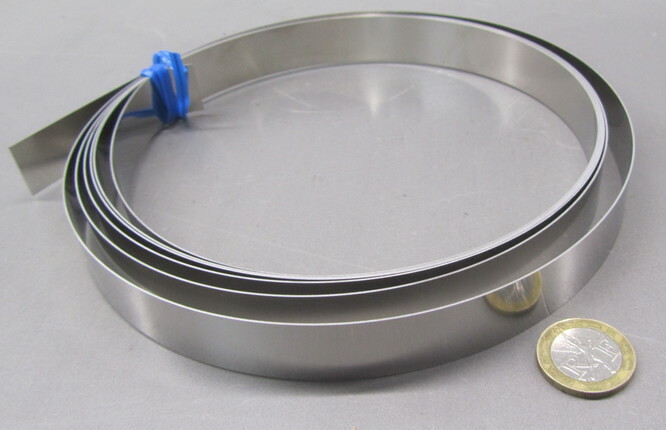 301 Stainless Steel Sheet Shim, .020″ (+/-.0010″) x 3/4″ Width x 10 Foot Length