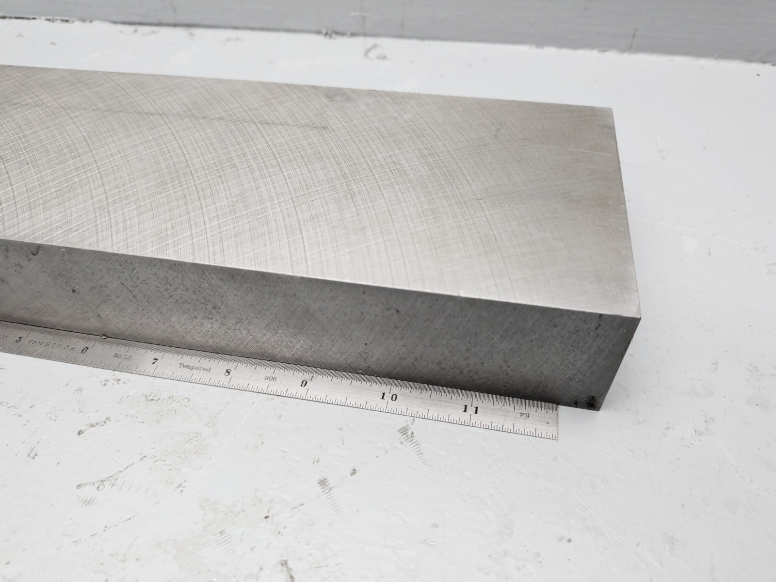 1-5/8″ x 4-1/2″ x 12-1/2″, D3 Decarb Free Tool Steel Flat Stock, 25lbs