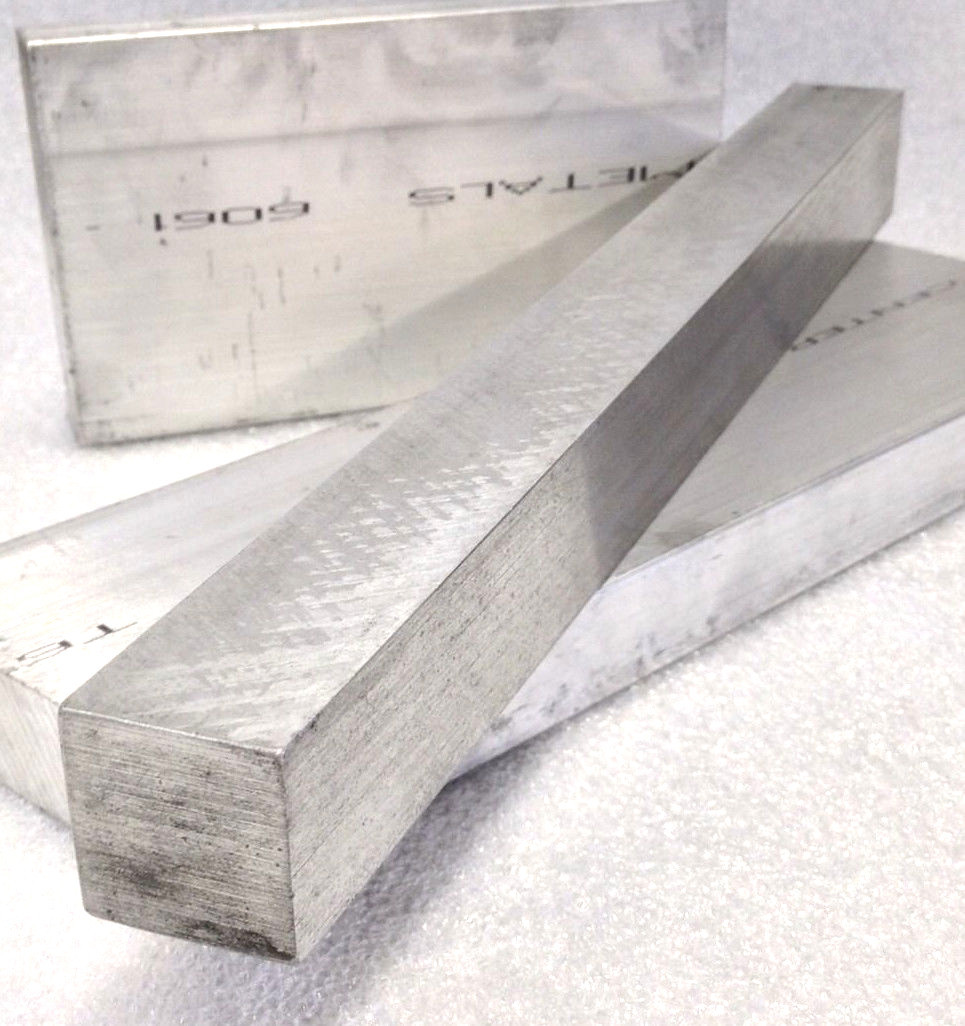 3/8″ X 3/4″ X 10″ 6061 T6511 ALUMINUM SOLID FLAT BAR Mill Stock Plate .375