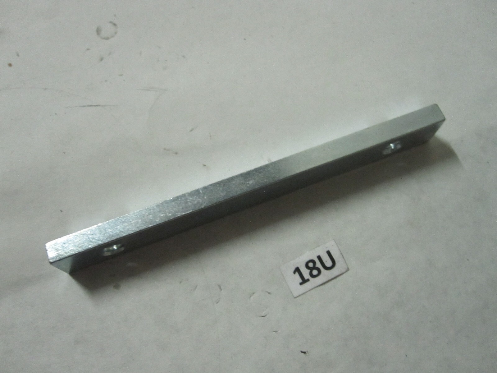 8X 155mm (6-1/8) x ¾ x 5/16 Stop Bar Steel Sheet Mounting plate 3/8-16 Thread