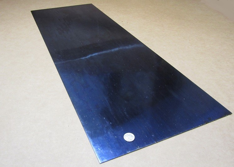 1095 Hard Blue Tempered Spring Steel Shim .050″ Thick x 12.375″ Width x 36″ Long