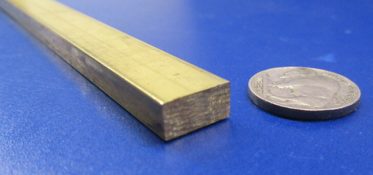 360 Brass Flat Bar 5/16″ Thick x 1/2″ Wide x 72.0″ Length