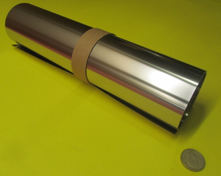 18-8 Stainless Steel Sheet, Full Hard, .0005″ x 12″ x 50″