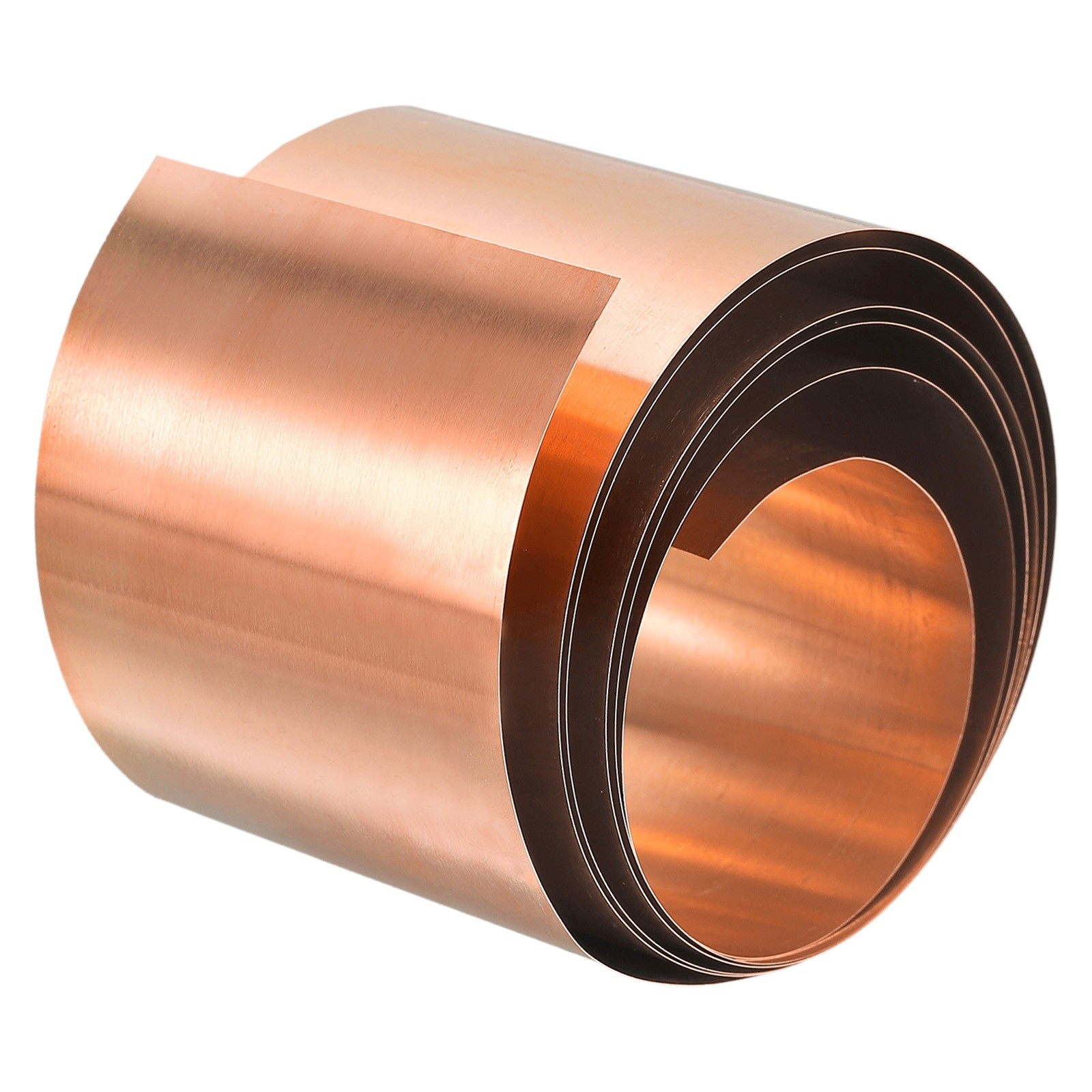 Copper Thin Foil Roll Sheet, 0.15x50x1000mm Pure Copper Foil Sheet Roll