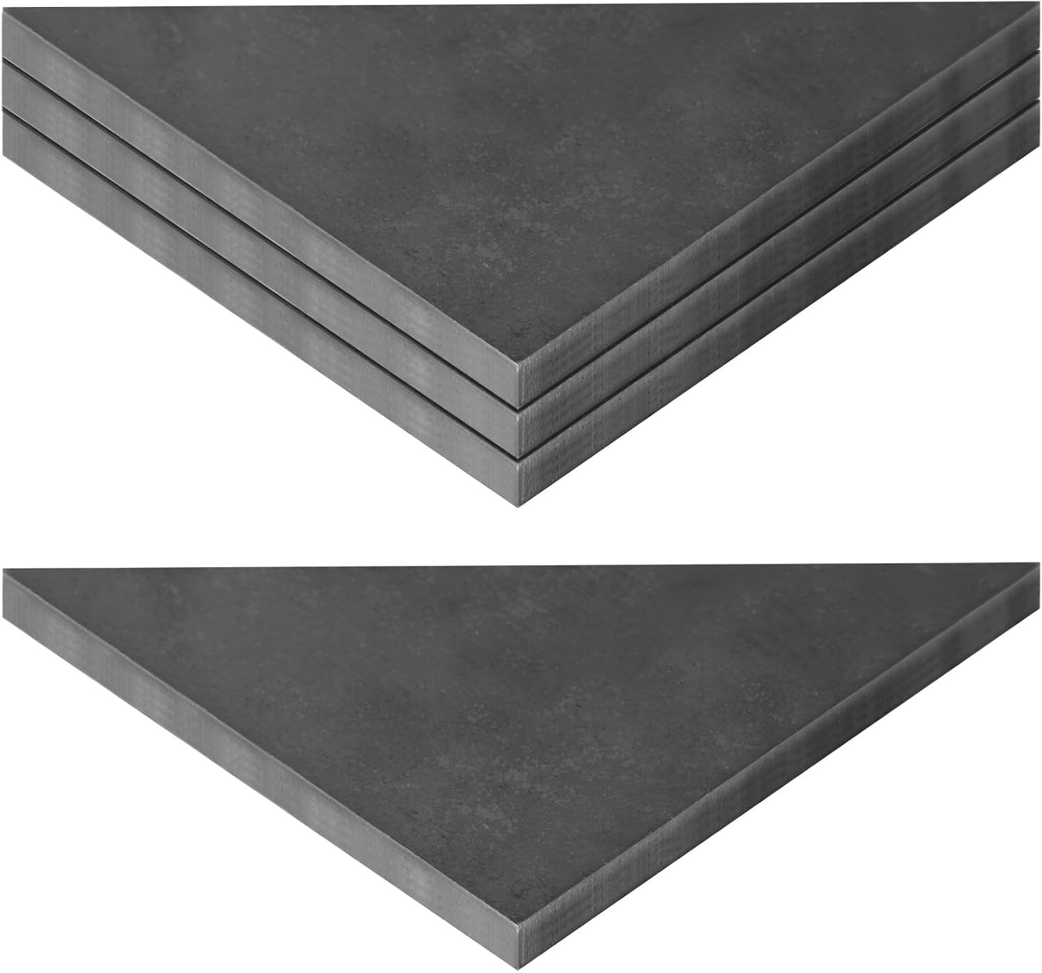 Versatile 4 Count Weld On Triangle Gusset Plates – 6″ x 6″ x 1/4″ | Plain Finish