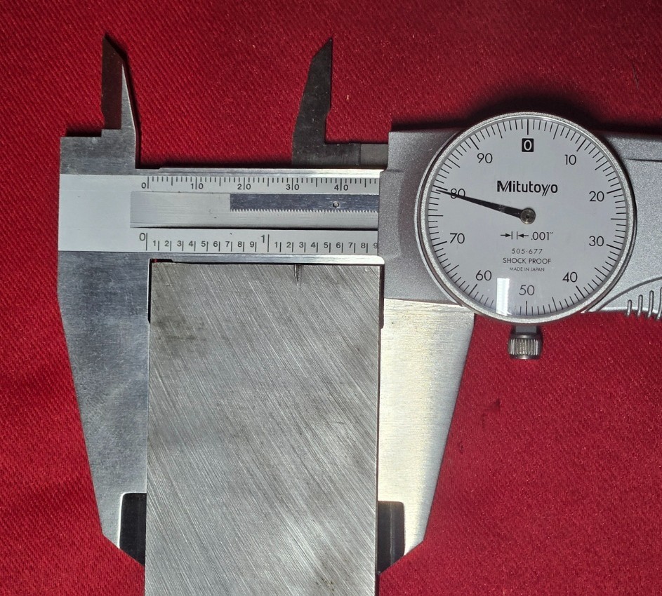 D2 Tool Steel Block Flat Stock 9.180″ L x 1.880″ W x 0.275″ Thick, 1 Lb 5.1 Oz.