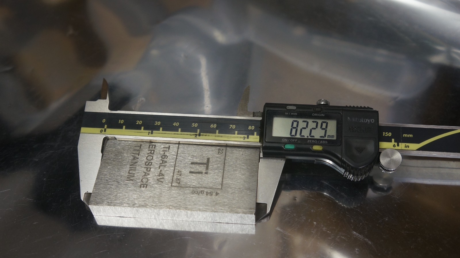 High Quality Grade 5 Ti6Al4V Titanium flat plate 10mm x 52mm x 82mm