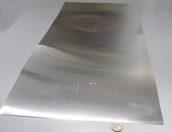1100 Aluminum Sheet (1/2 Hard- H14) .032″ (1/32″) Thick x 12.0″ Wide x 24.0″