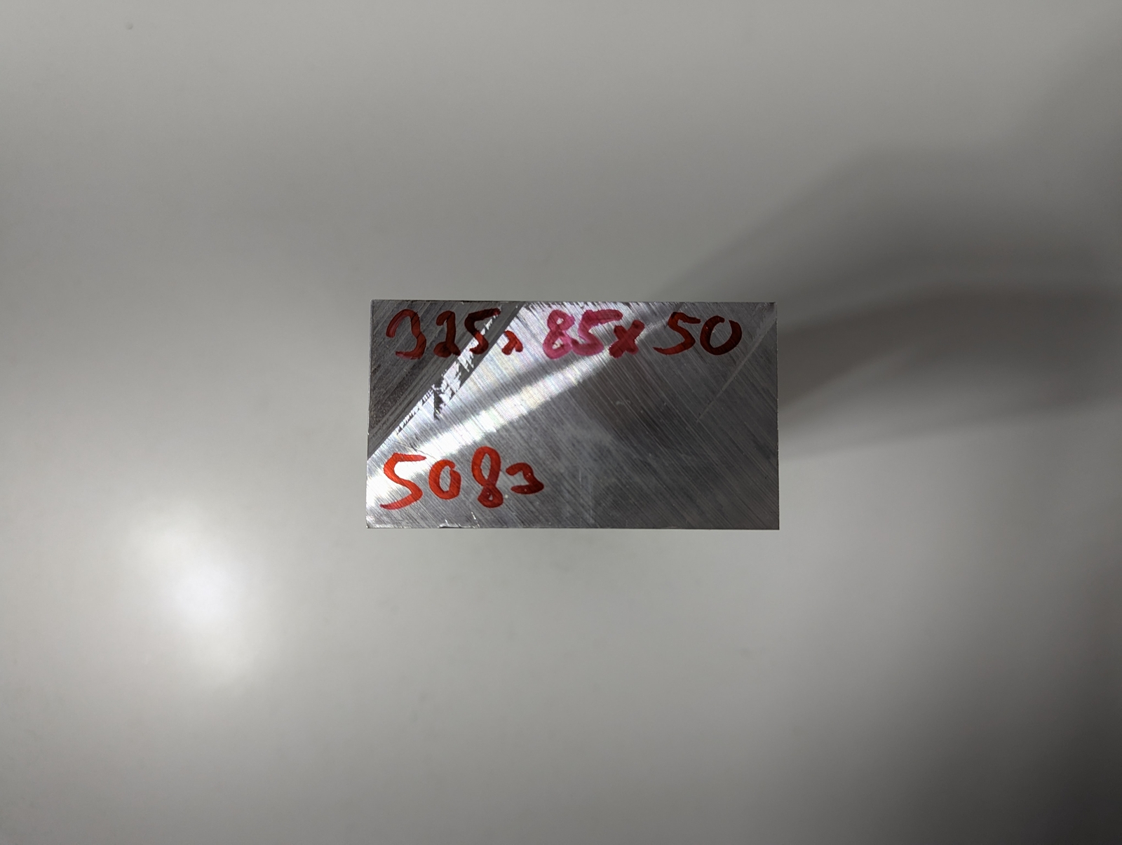 Aluminium Sheet | 325 x 85 x 50mm | EN AW-5083 (AlMg4.5Mn)
