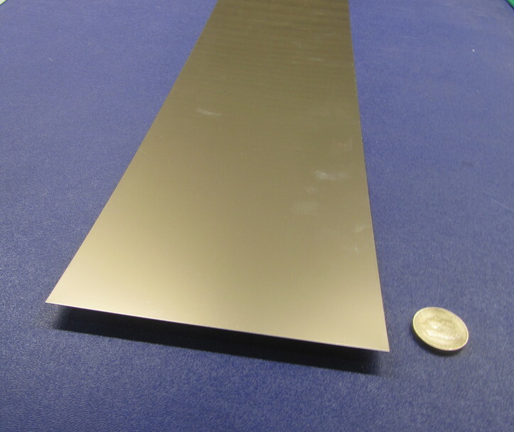 301 Stainless Steel Sheet 1/2 Hard .006″ Thick x 6.0″ Width x 50.0″ Length