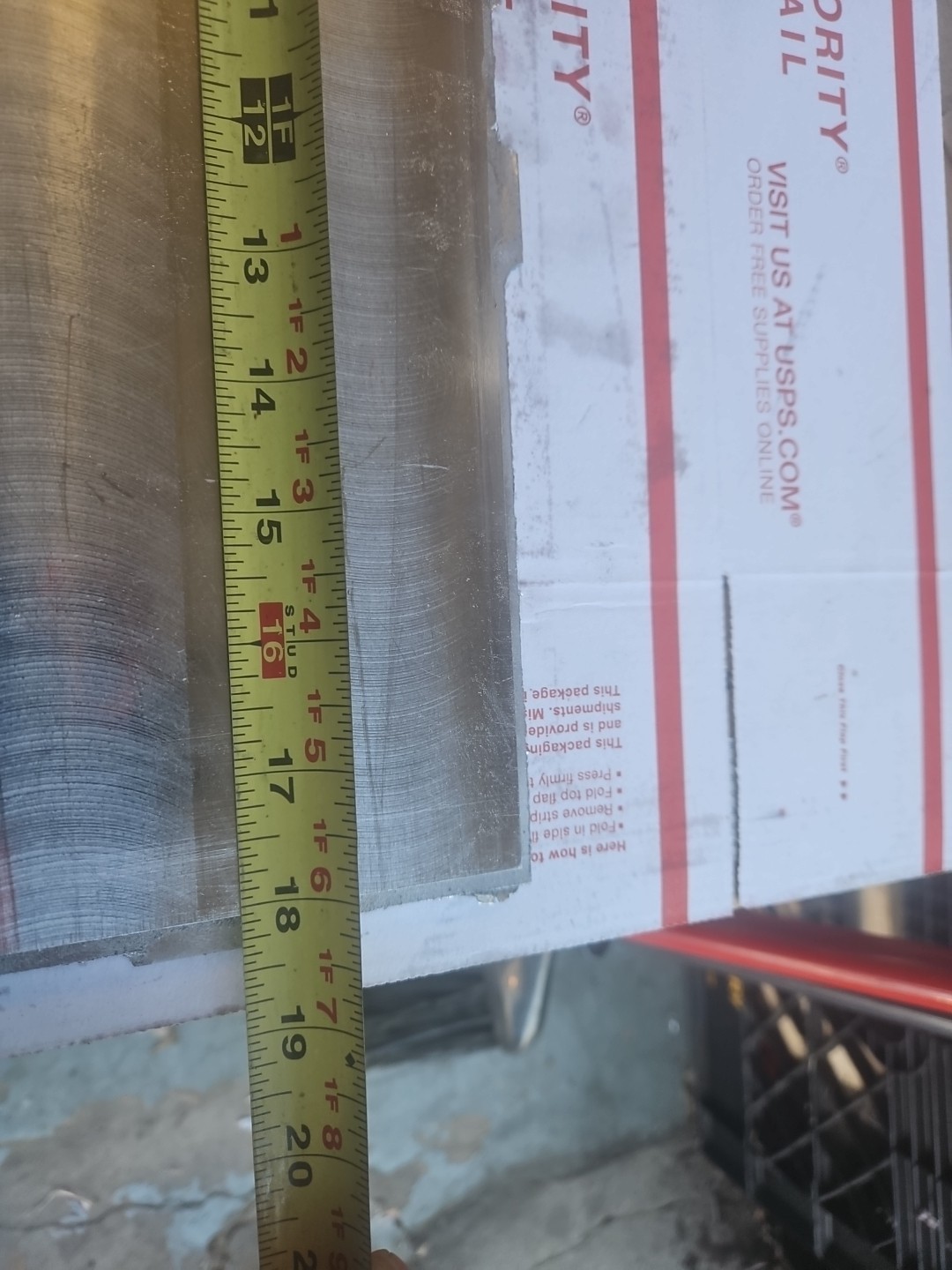 Kaiser aluminum plates 6061-T651 3/8″ X18″X4-3/4″ Made In USA