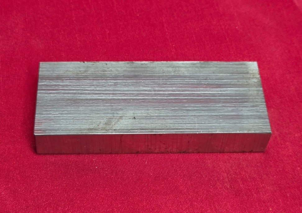 D2 Tool Steel Block Billet 3.850″ L x 1.525″ W x 0.61″ Thick, 15.6 Oz.