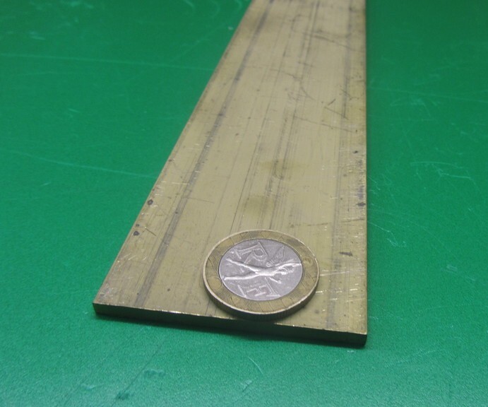 385 Brass Flat Bar 1/8″ Thick x 2.0″ Wide x 4 Foot Length