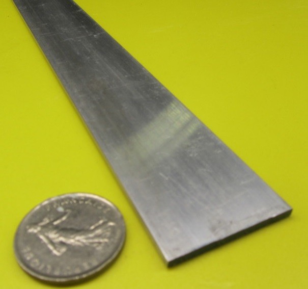 6061 T651 Aluminum Bar, 1/8″ (.125″) Thick x 1 1/2″ Wide x 12″ Length, 6 Pcs