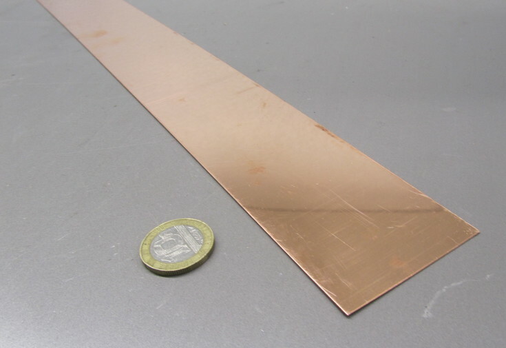 110 Copper Foil Soft Temper .002″ Thick x 2.0″ Wide x 100 Foot Length