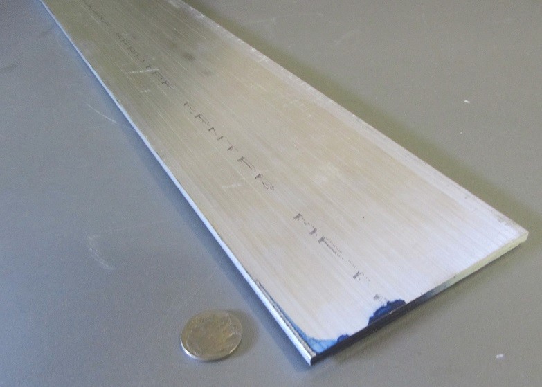 6061 T651 Aluminum Bar, 3/16″ (.187″) Thick x 4.0″ Wide x 36″ Length