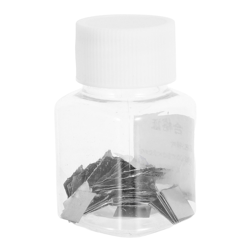 Reusable Zinc Electrode Strips Silver High Purity for Lab Physics Experiments
