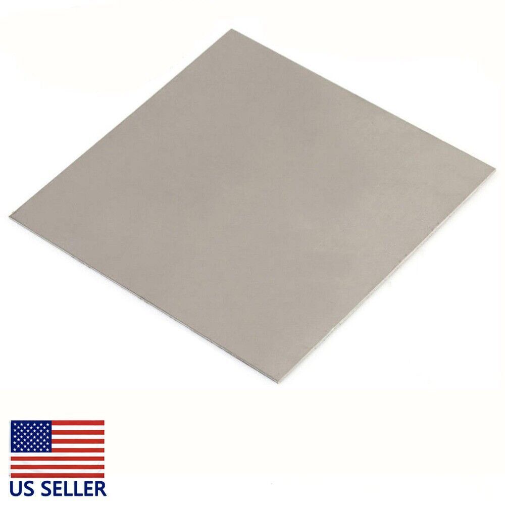 1PCS 3.0mm x 100mm x 100mm Titanium plate Ti Titan TC4 Gr5 Plate Sheet Foil