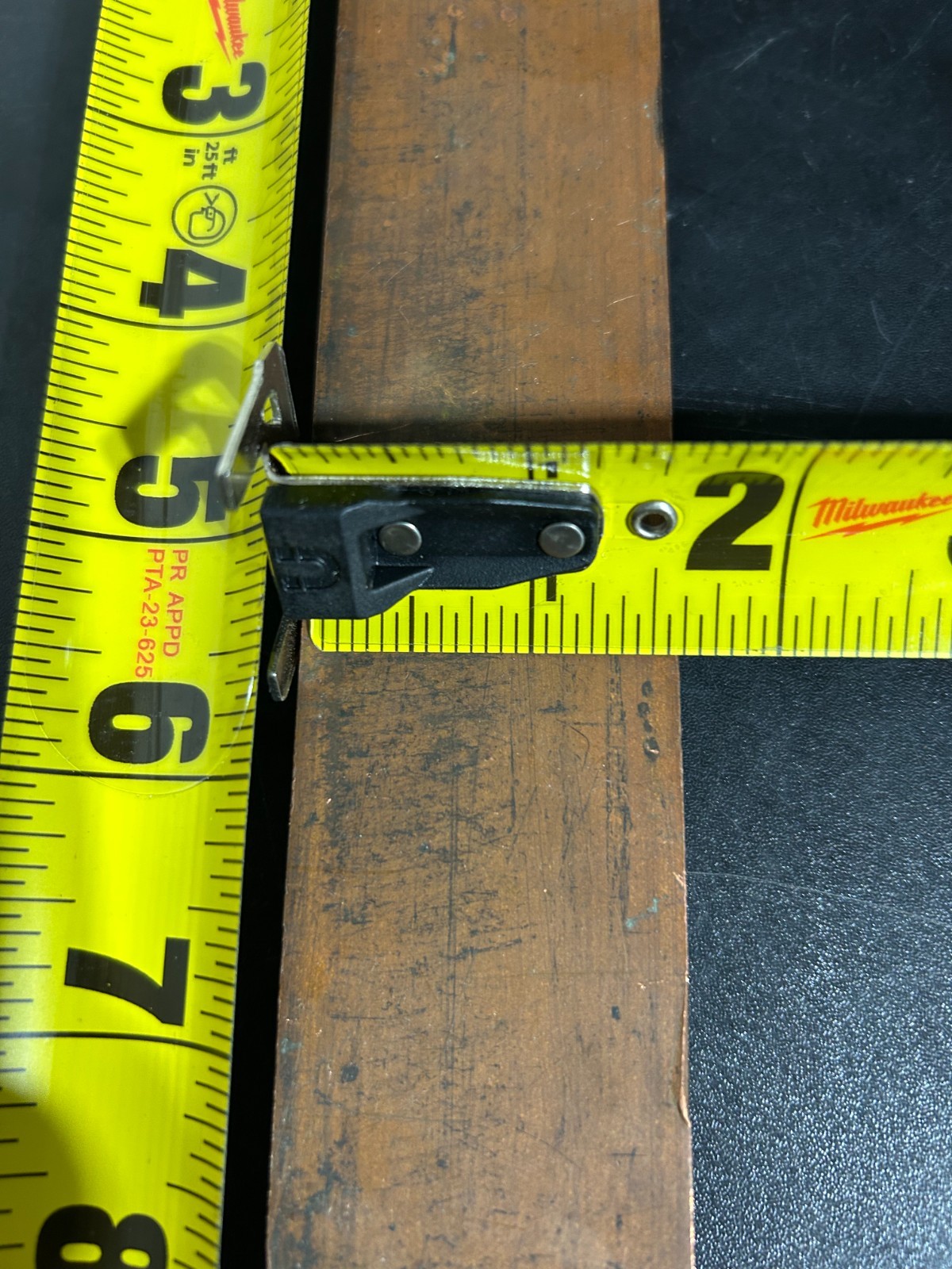 COPPER FLAT BAR STOCK 9 3/16”H x 1-5/8″ W 0.40” 33/64 COPPER 110 Very Nice