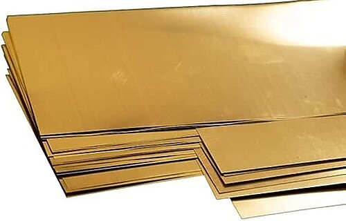 K-S (bulk of 6) Brass Sheet Assortment (24) – Hobby and Craft Metal Sheet – #258