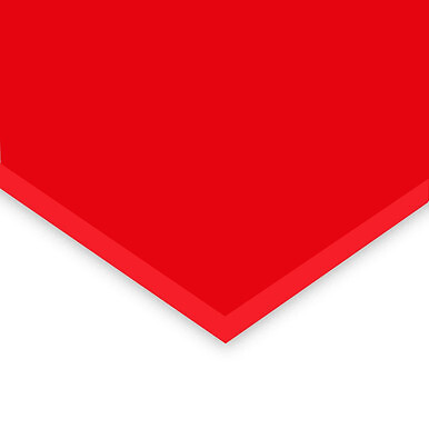 0.118 (1/8 inch) x 24″ x 48″, Expanded PVC Sheet, Red