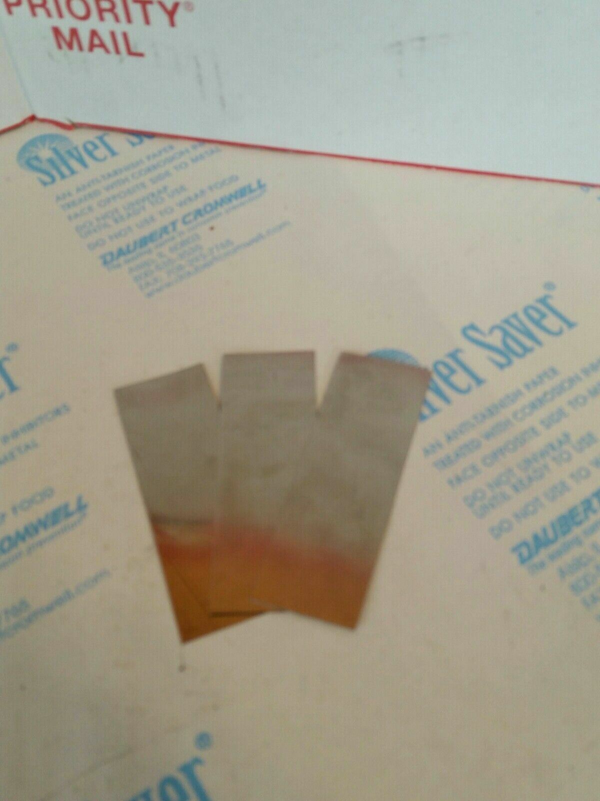 shim stock stainless steel 1.060″ w 0.015″ x 6″ Long 5 PIECE LOT 015 .015