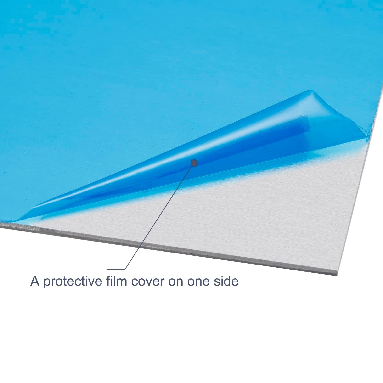 uxcell 1060 Aluminum Sheet 100mm x 100mm 3mm Thick Flat Metal Stock