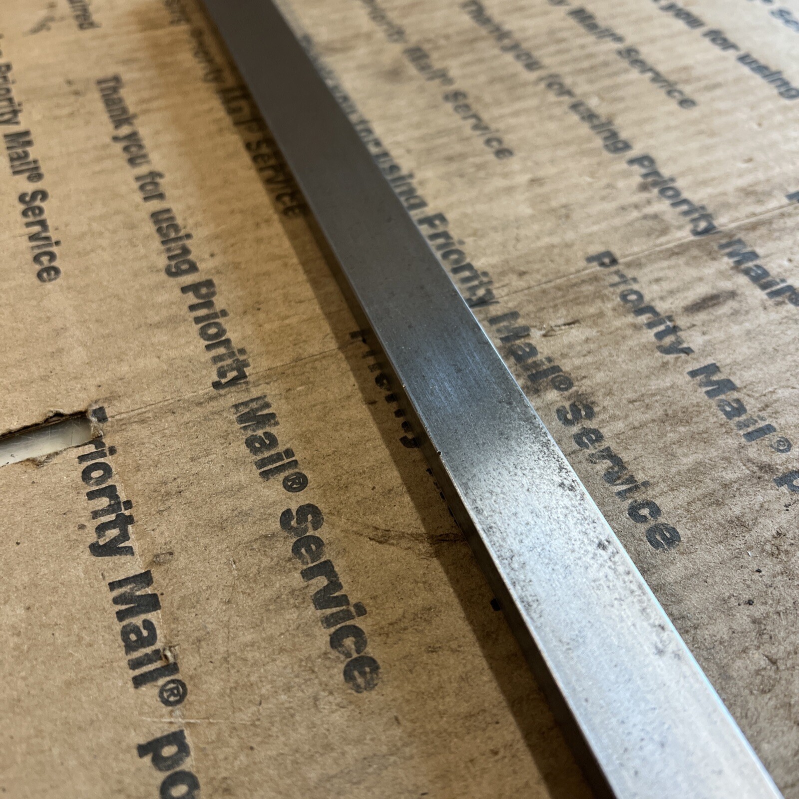3/8 X 7/8 Flat Steel Bar 10” Long Blacksmith Machining Cold Rolled 1018