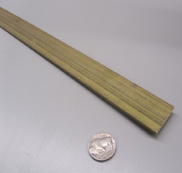 385 Brass Flat Bar 1/8″ Thick x 1 1/4″ Wide x 4 Foot Length