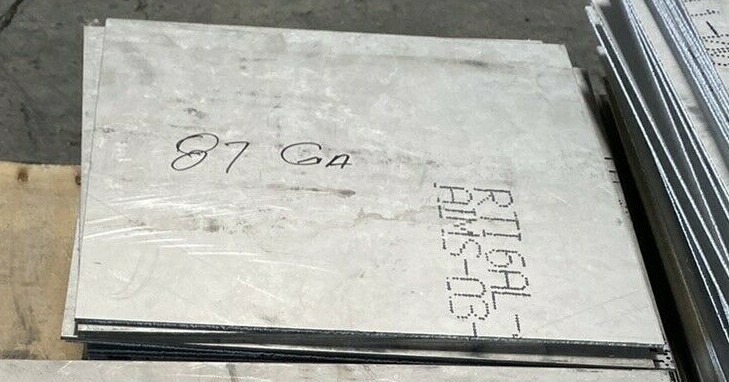 Titanium Plate 6AL4V 12″ x 12″ x .110″