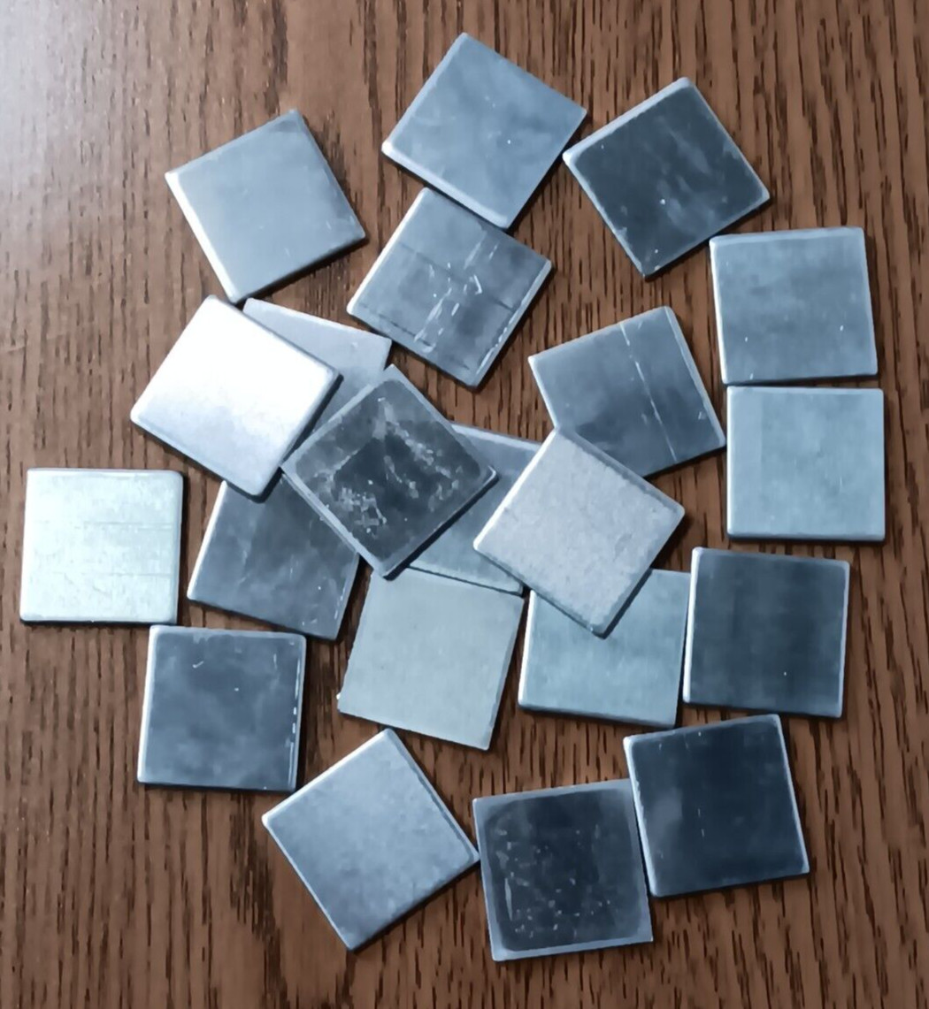 50PCS ALUMINUM 5052 .08″ x 1″ x 1″, SCRAP, WELDING, ARTS & CRAFTS