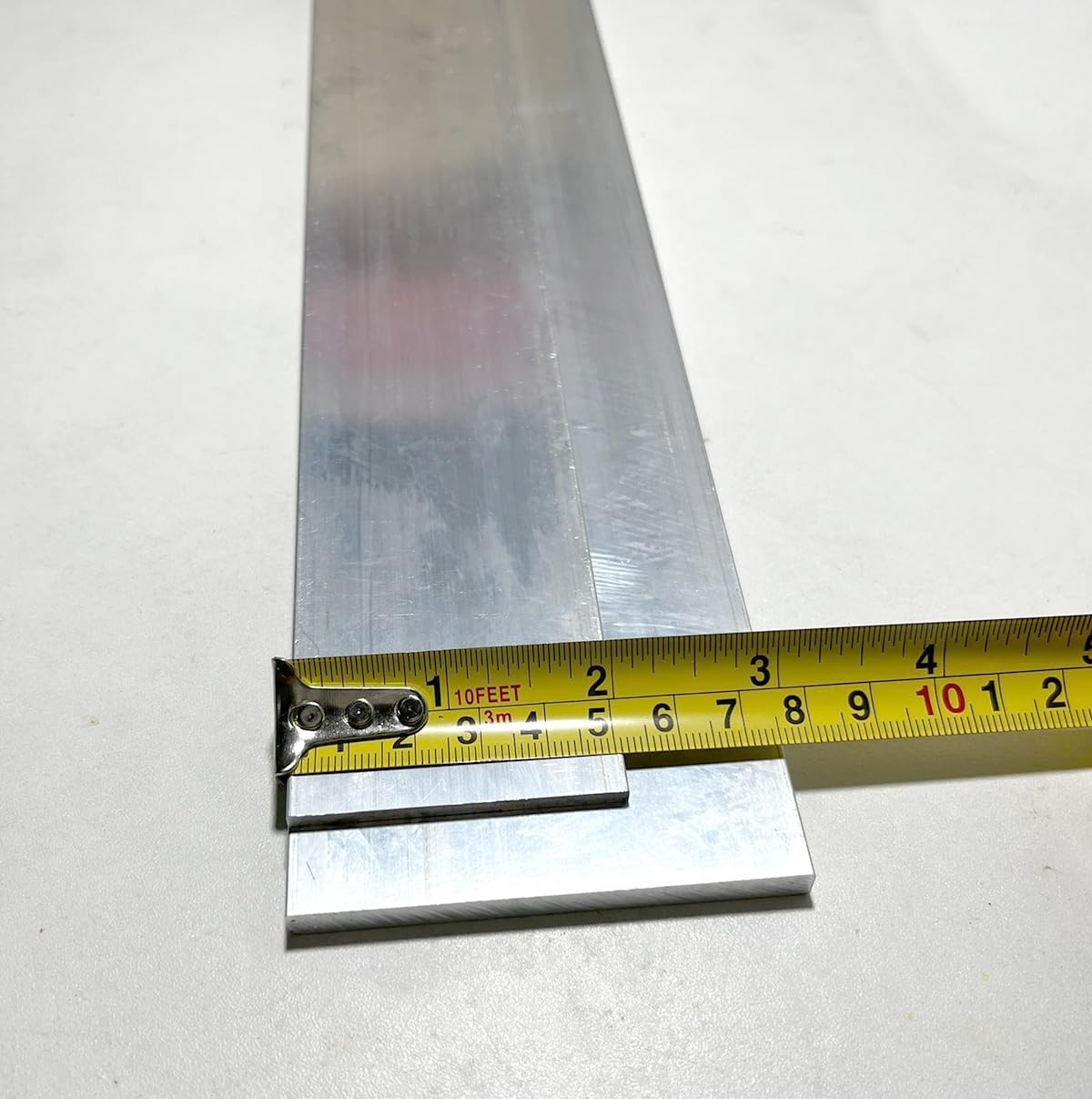 2 Pcs 1/4 X 3 Square Aluminum Flat BAR 16 Long .6061 Aluminium, 6mm X 75mm X 406