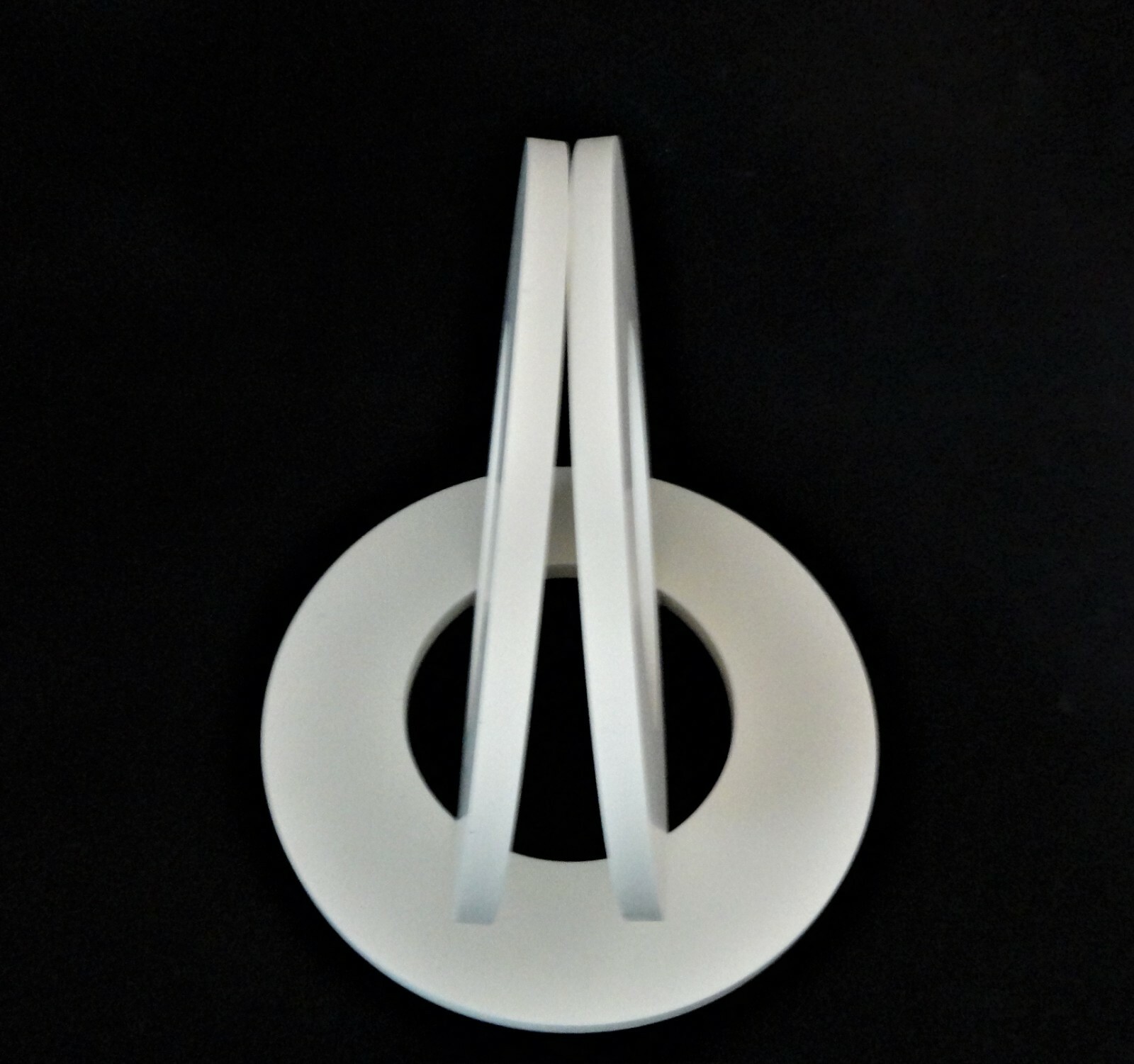LARGE HIGH PURITY ALUMINA CERAMIC RING WASHER SPACER PLATE No.:555