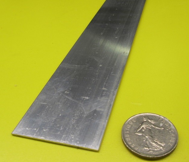 1100 Aluminum Bar Softened (O) .040″ Thick x 2.0″ Wide x 24″ Long, 2 Units