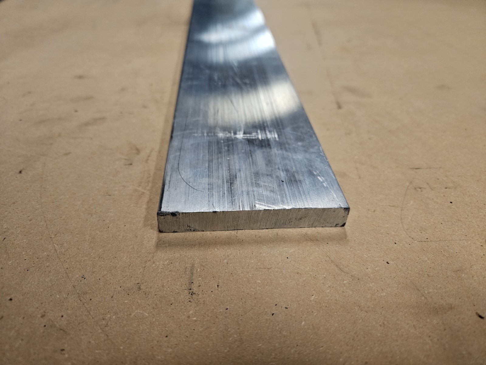 1/4″ x 2.5″ Aluminum Flat Bar x 9.5″ Long