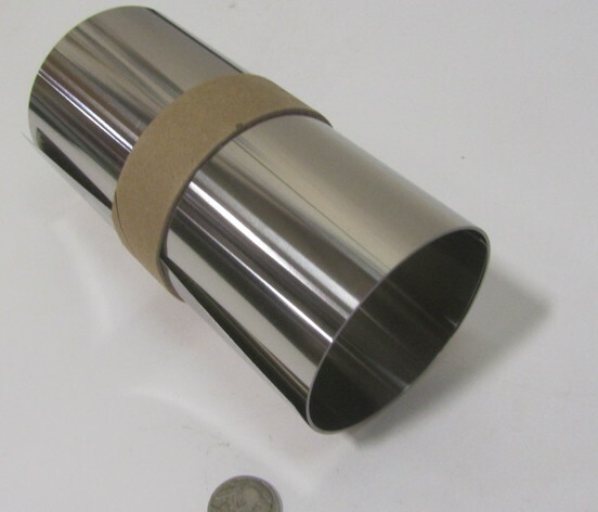 301 Stainless Steel Sheet Shim, .010″ (+/-.0007″) x 6.0 x 20 Foot Length