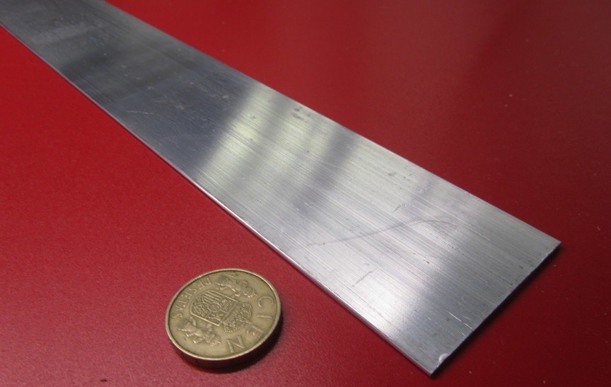 1100 Aluminum Bar Softened (O) .040″ Thick x 2.0″ Wide x 24″ Long, 2 Units