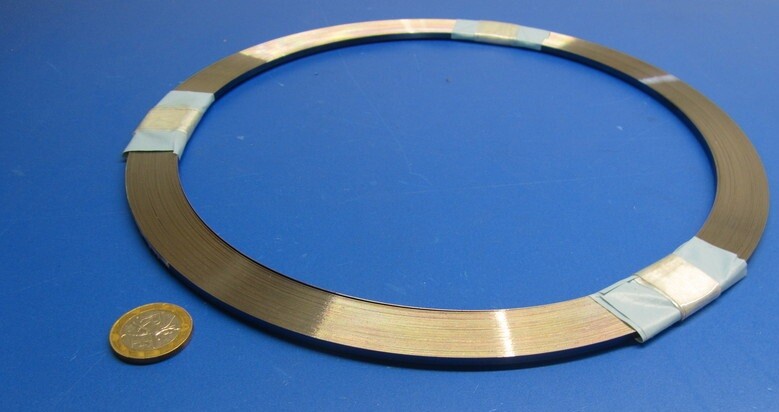 1095 Hard Blue Tempered Spring Steel Shim .015″ Thick x .125″ Wide x 1200″ Long