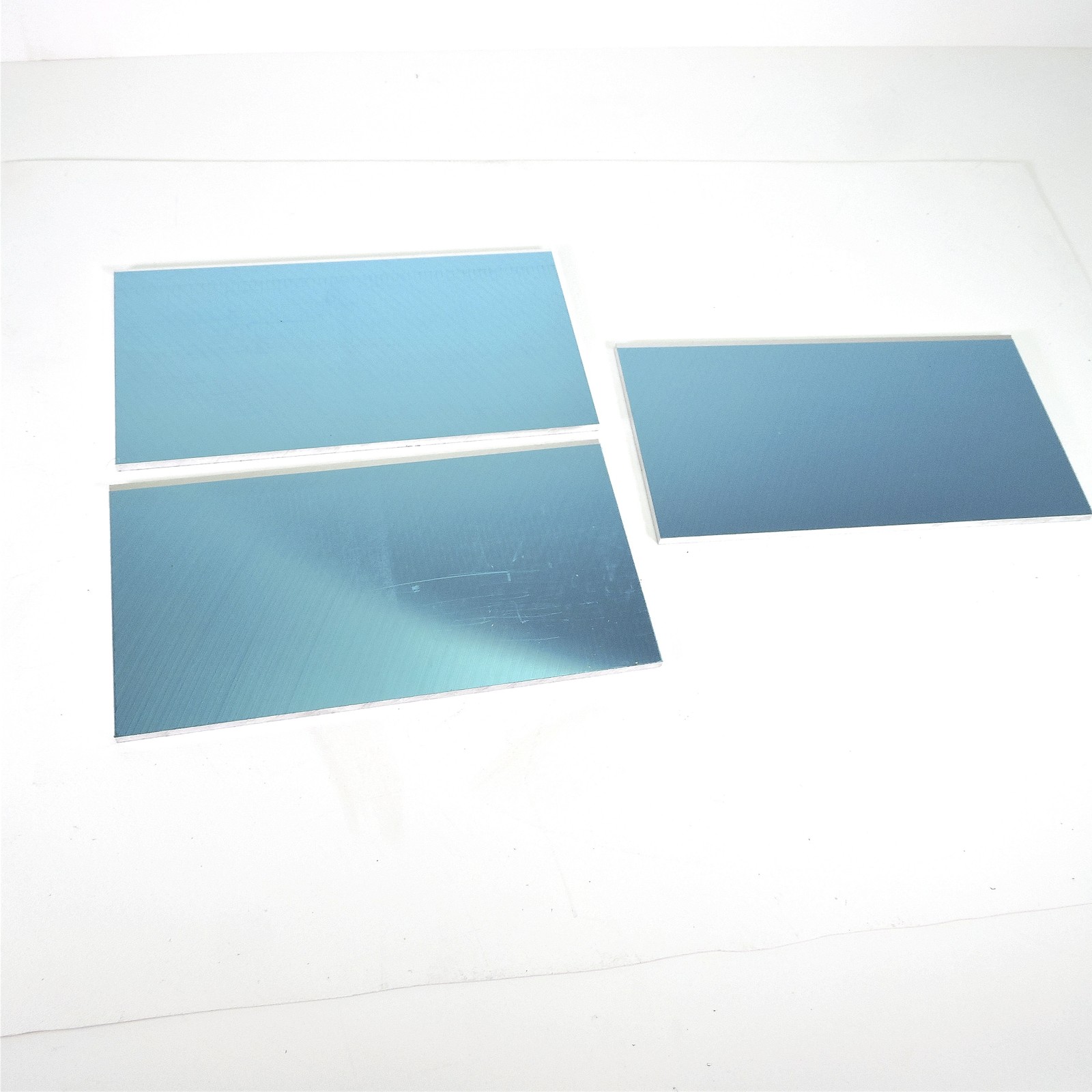 .25″ thick 1/4 Precision CAST Aluminum PLATE 6.375″ x 11″ Long QTY 3 sku157217