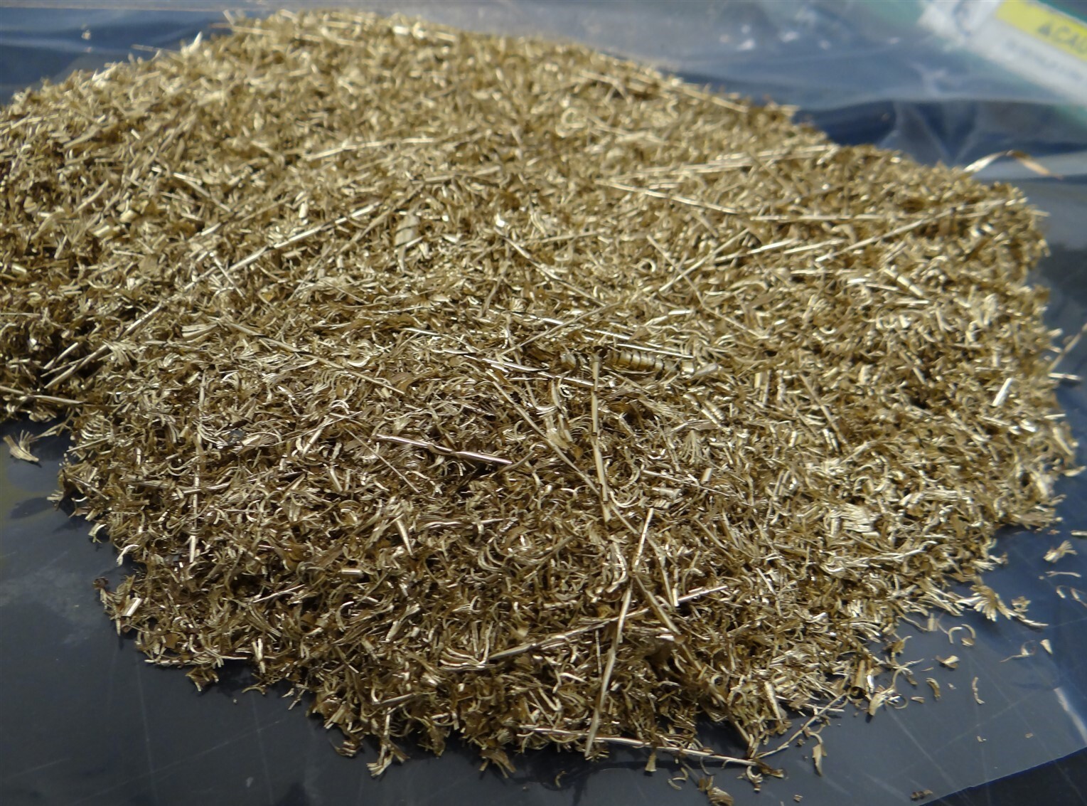 1lb. of Unique Naval Brass Shavings Filings Turnings Chips Science Orgone Art