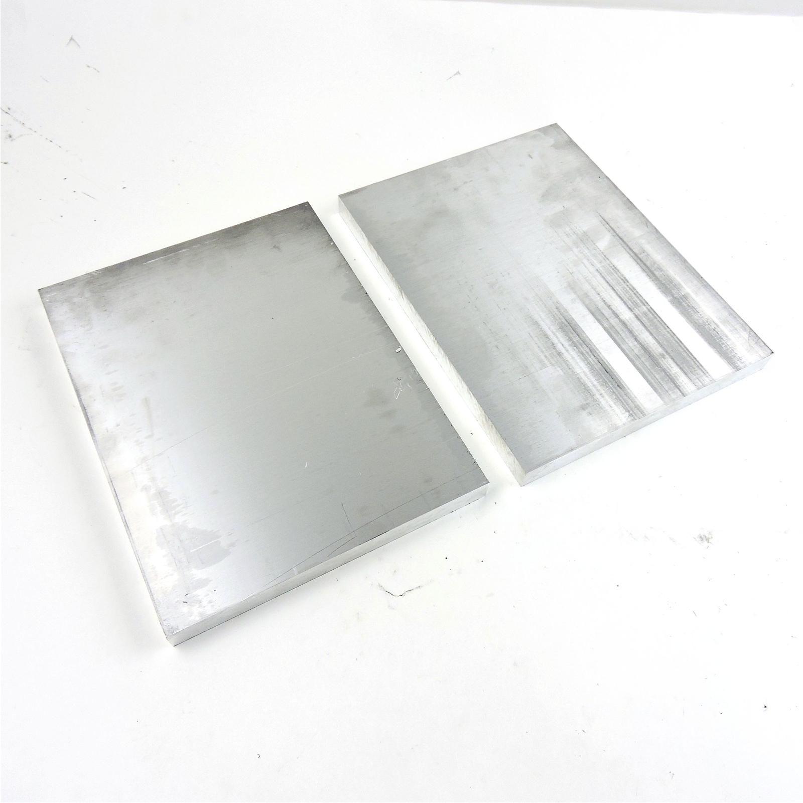 .875″ thick 7/8 Aluminum 6061 PLATE 6.375″ x 7.875″ Long QTY 2 sku 242082